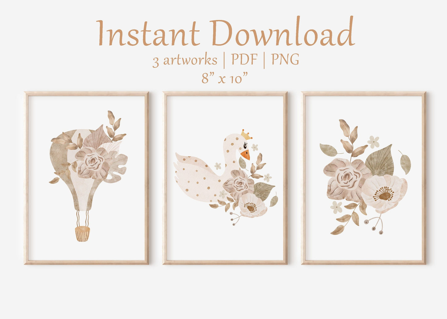 Boho Nursery | Kids' Room Wall Art - Digital Artwork - Mama Life Printables