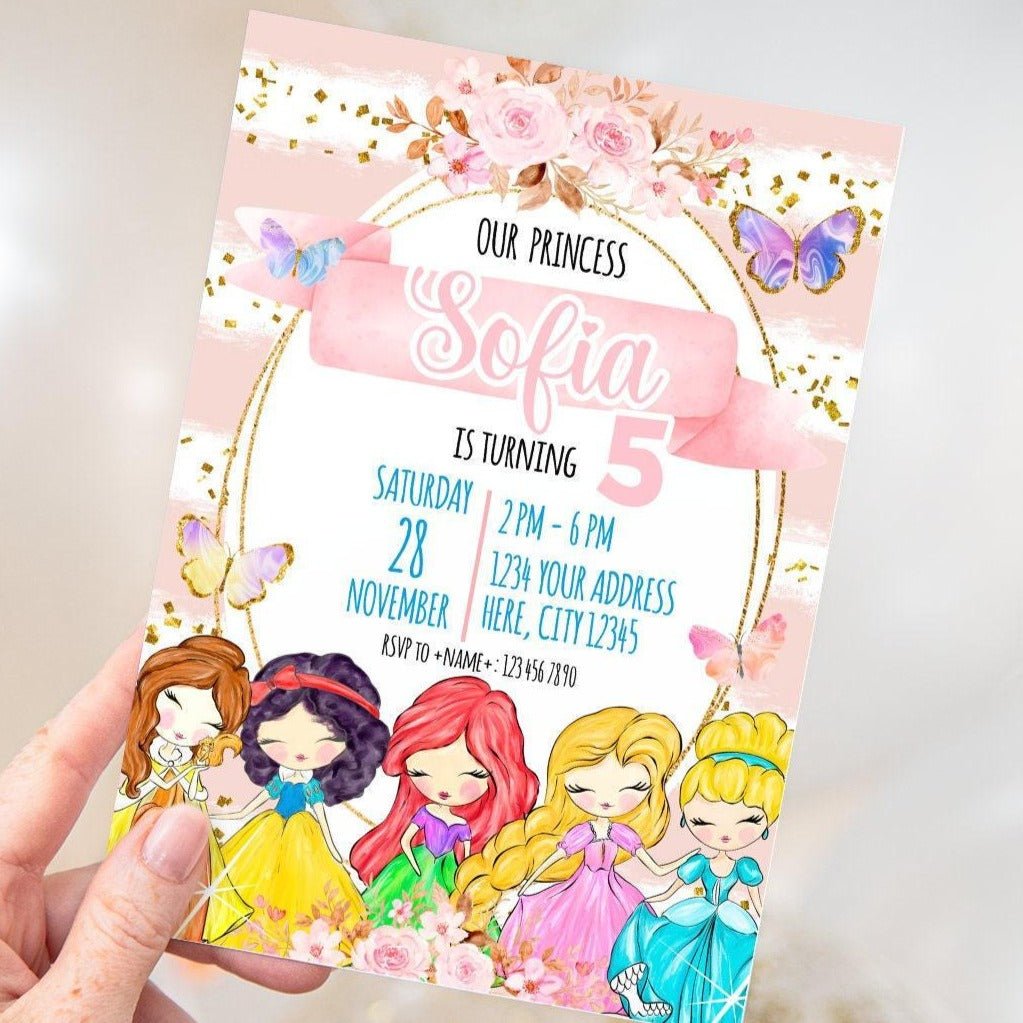 Disney Princess Invitation Template Mama Life Printables Disney Princess Invitation Template Mama Life Printables
