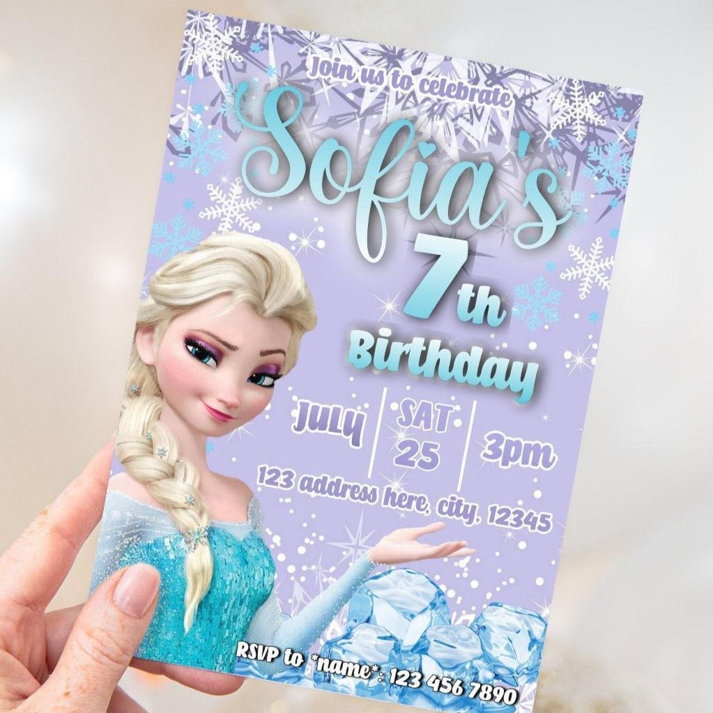 Elsa Birthday Invitation Template – Mama Life Printables elsa-birthday-invitation-template-mama-life-printables