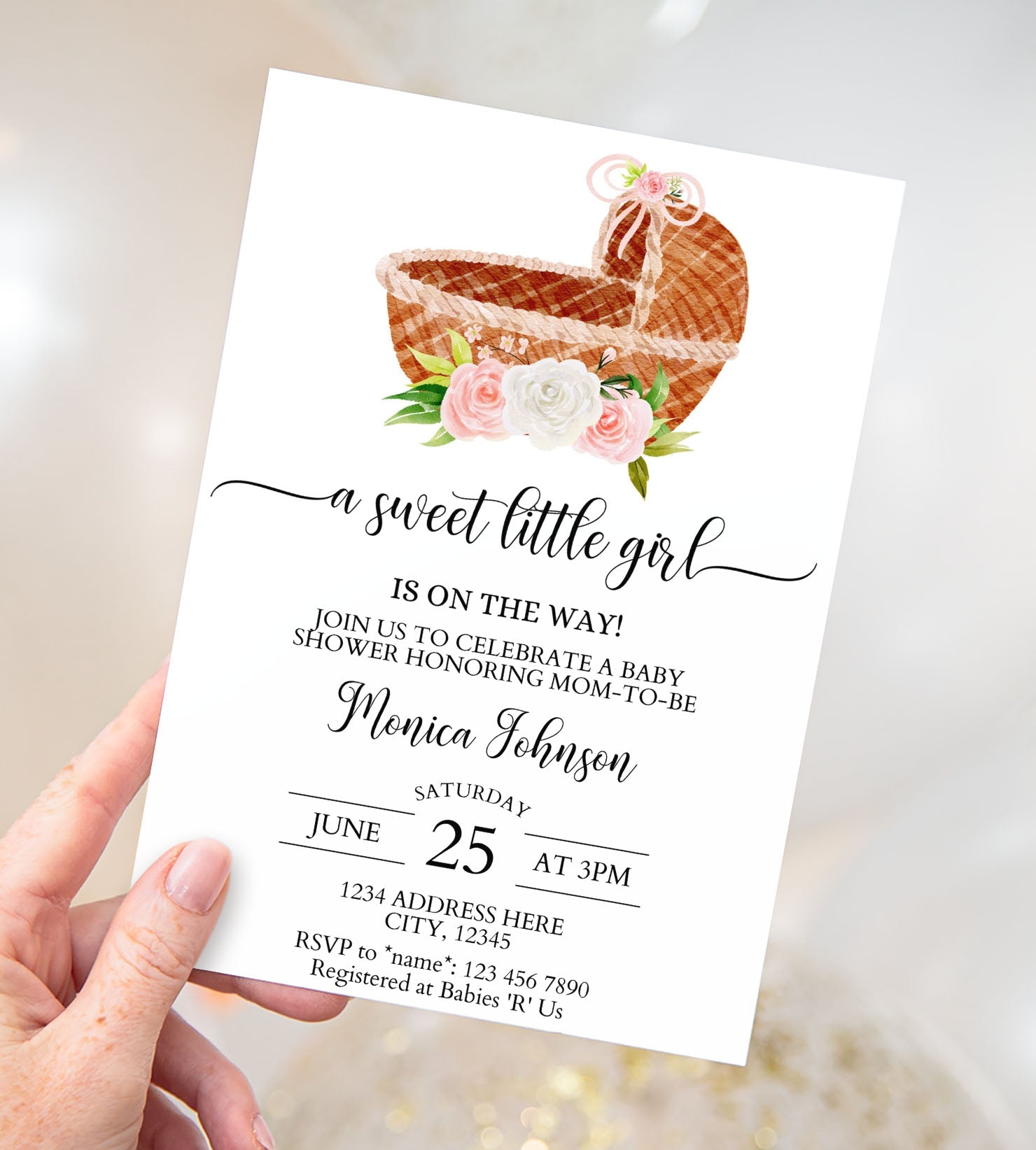 Girl Baby Shower Invitation Message Invitation Message Baby's