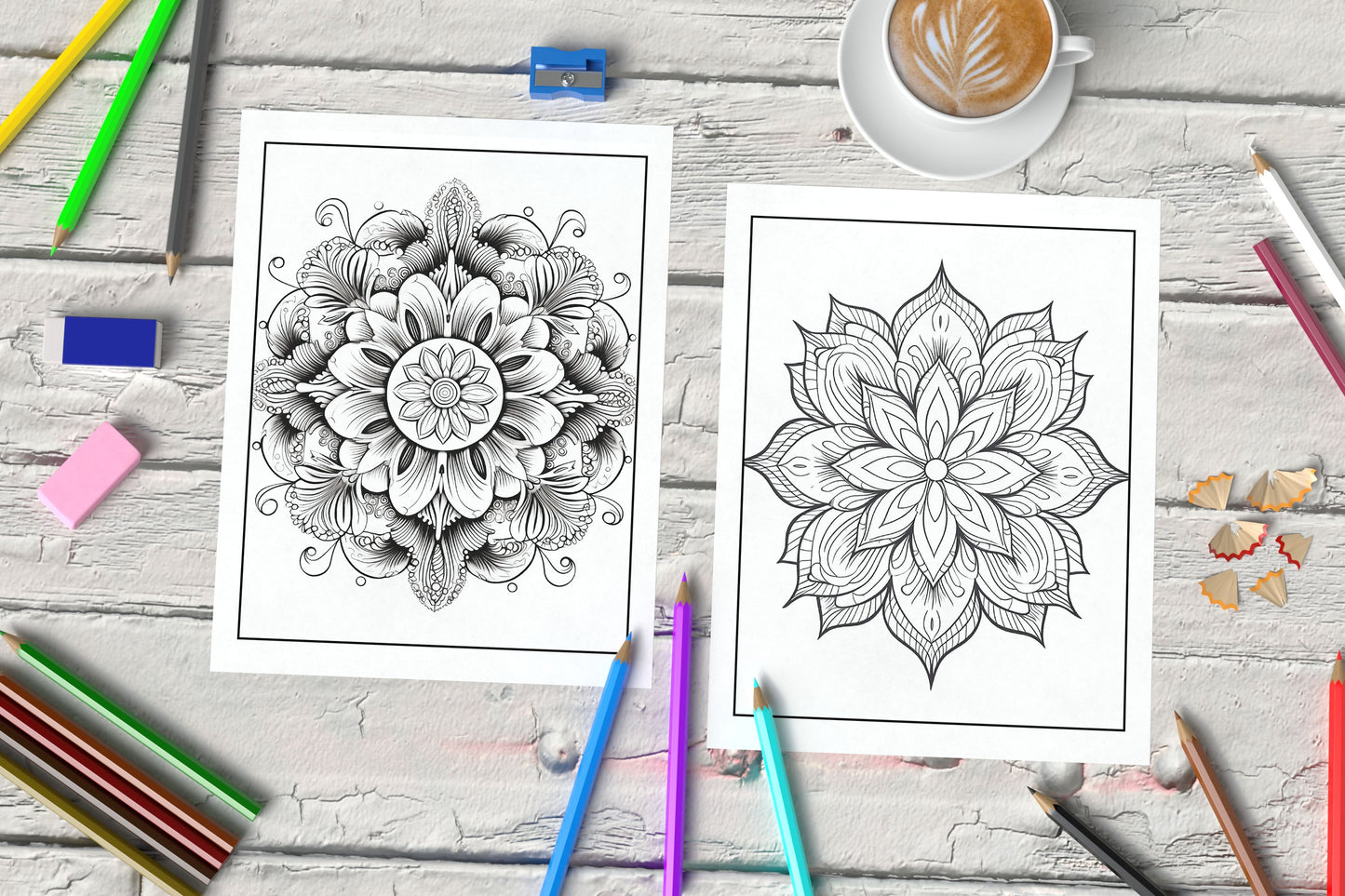 Mandala Coloring Pages for Adults - 301 Pages - Coloring Pages - Mama Life Printables