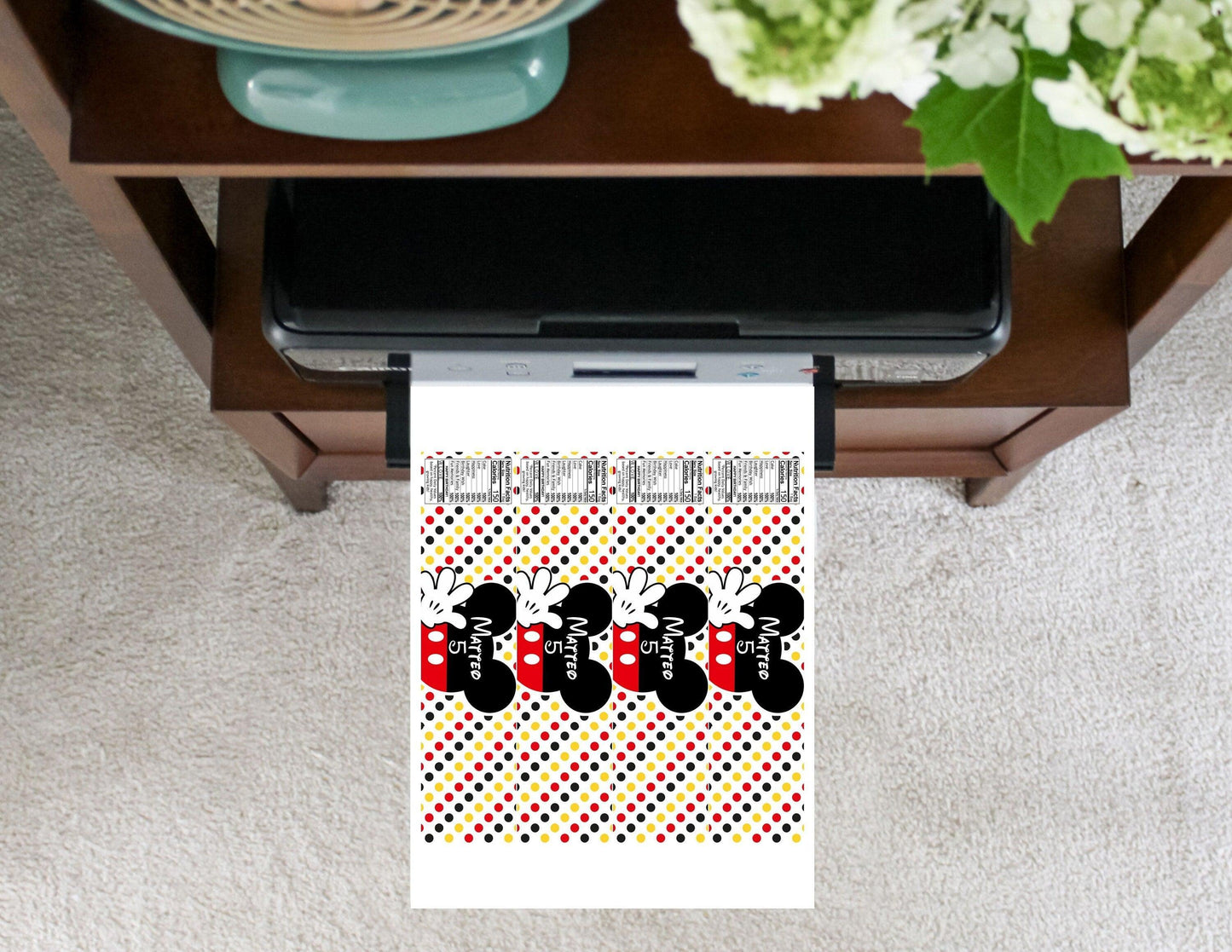 Mickey Mouse Water Bottle Labels - Party Favors - Mama Life Printables