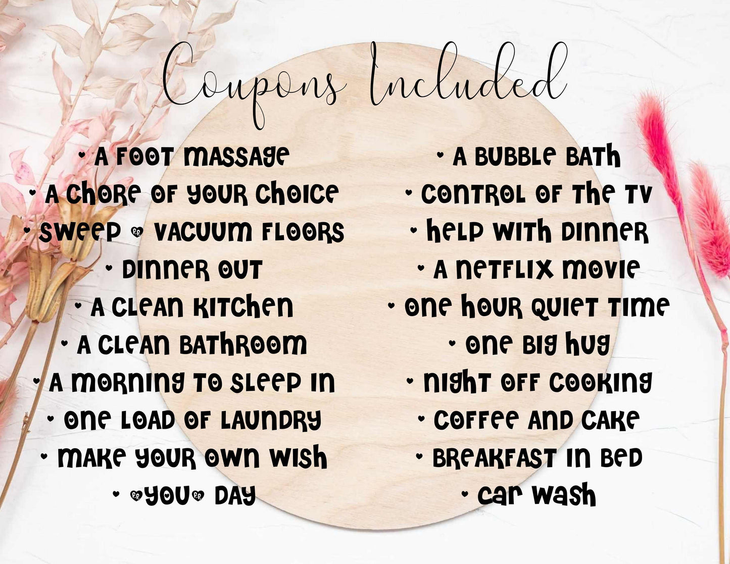 Printable Mother's Day Coupons