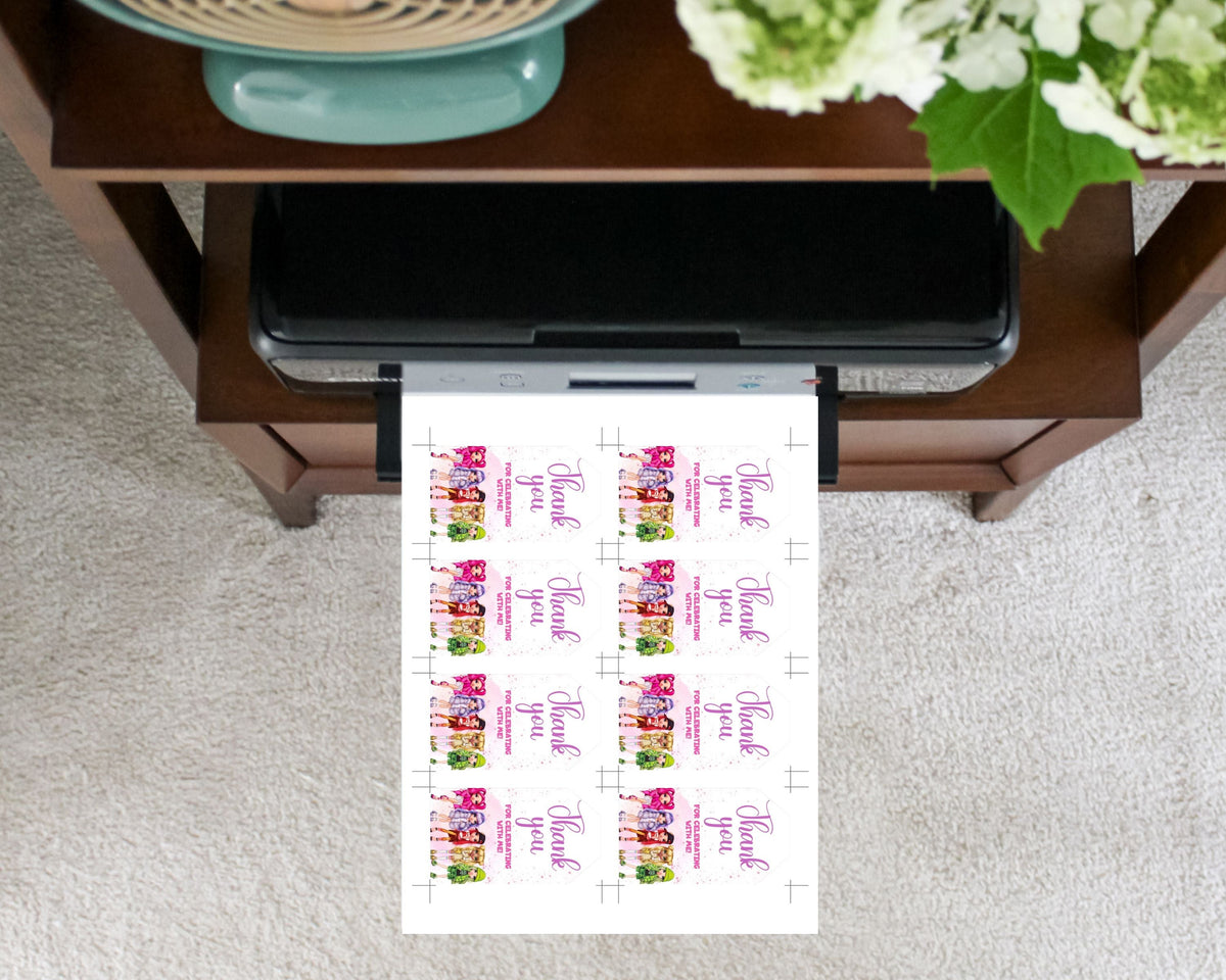 Rainbow High Thank You Tags - Party Favors - Mama Life Printables