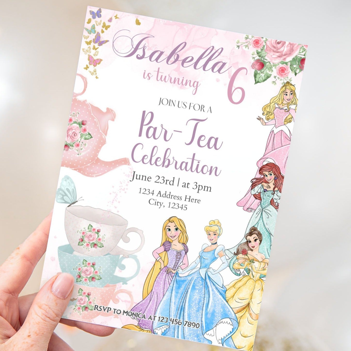 Tea Party Birthday Invitation – Mama Life Printables tea-party-birthday-invitation-mama-life-printables