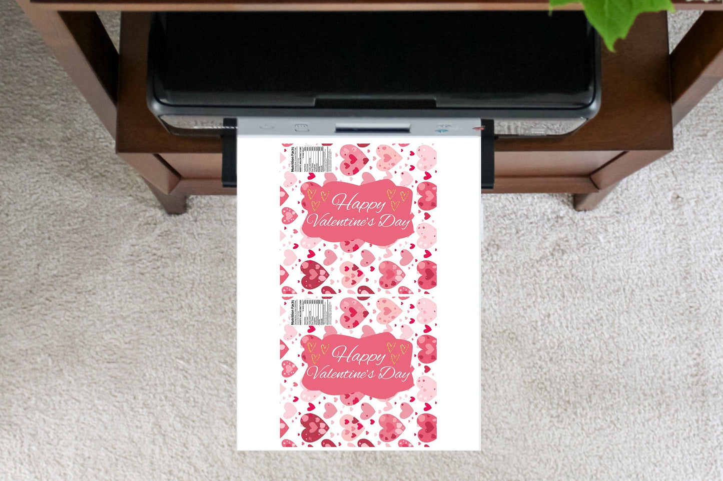 Valentine's Day Chocolate Bar Wrapper - Party Favors - Mama Life Printables