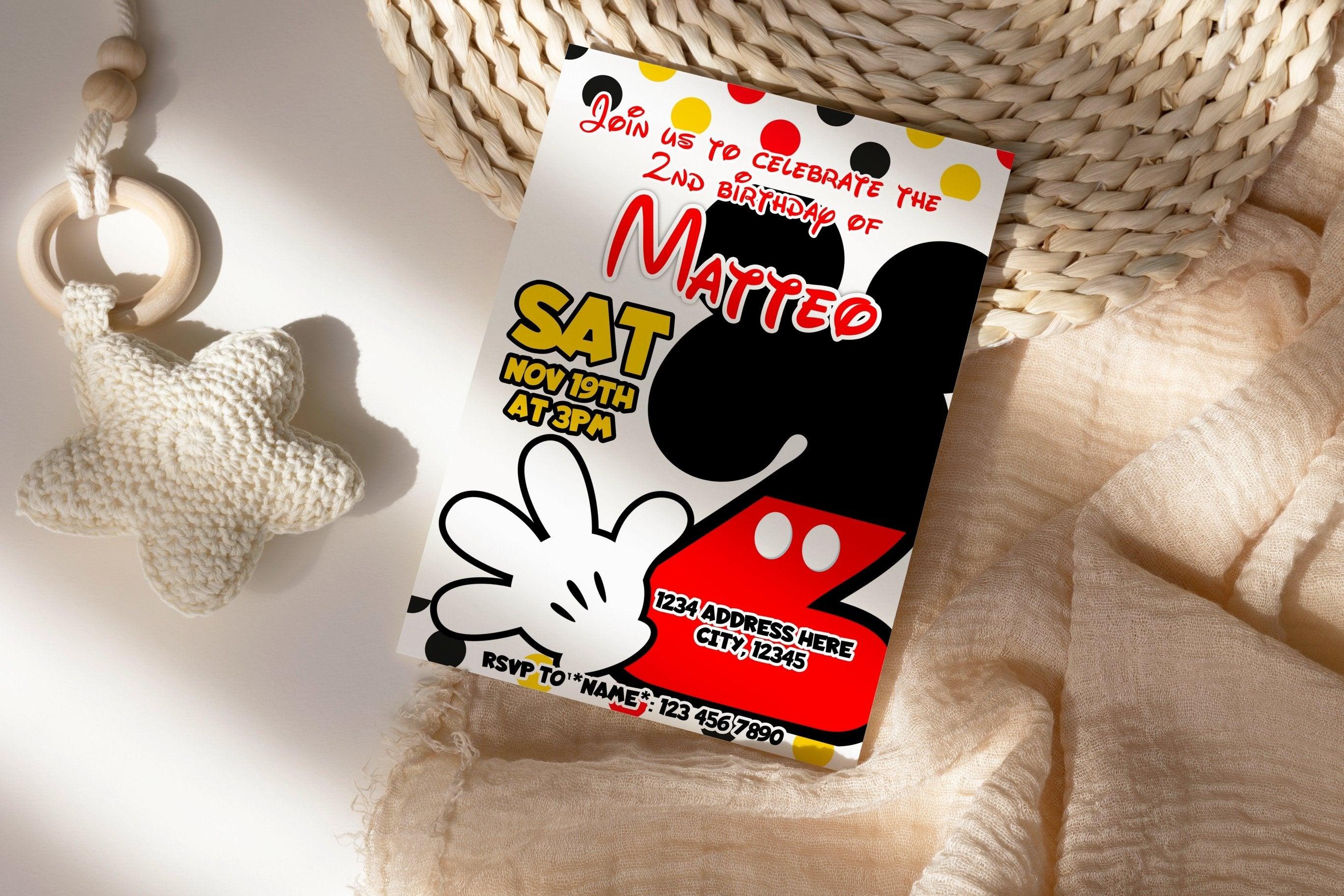 Mickey Mouse Party Printables – Mama Life Printables