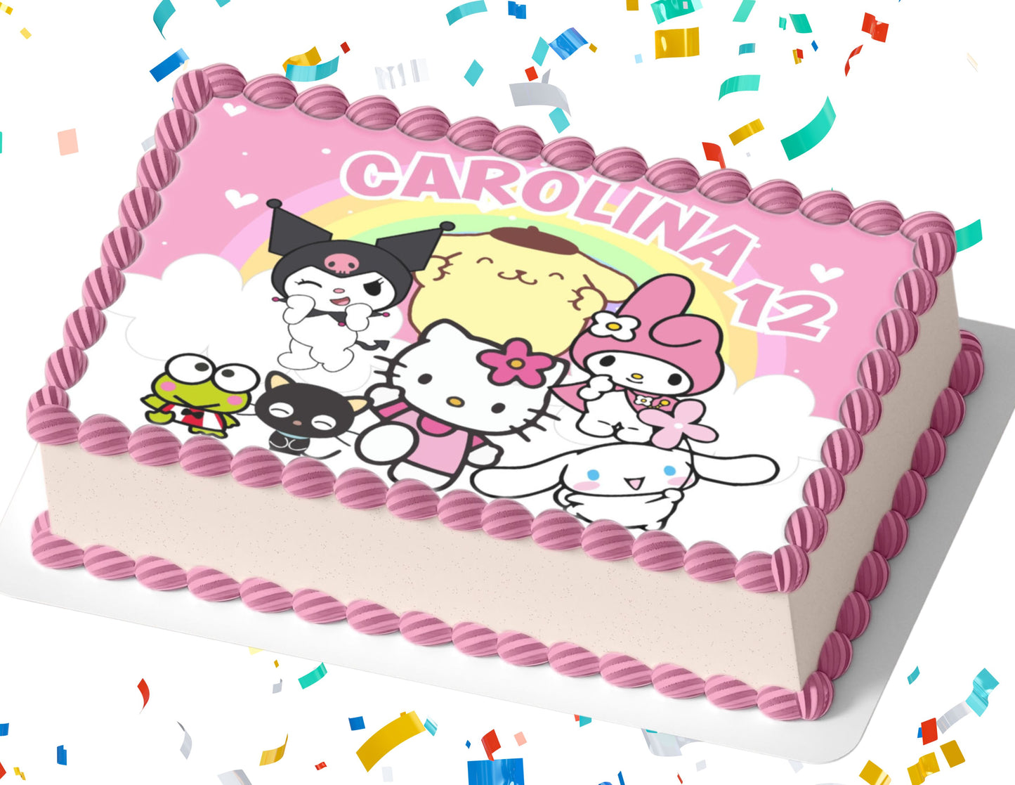 Printable Hello Kitty & Friends Cake Sheets - Adorable & Easy Cake Decorations