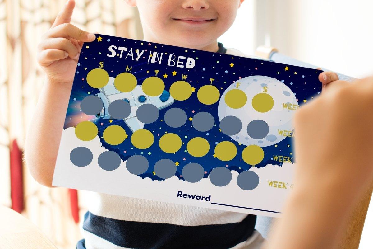 Bedtime Sticker Chart - Kids Reward Chart - Mama Life Printables