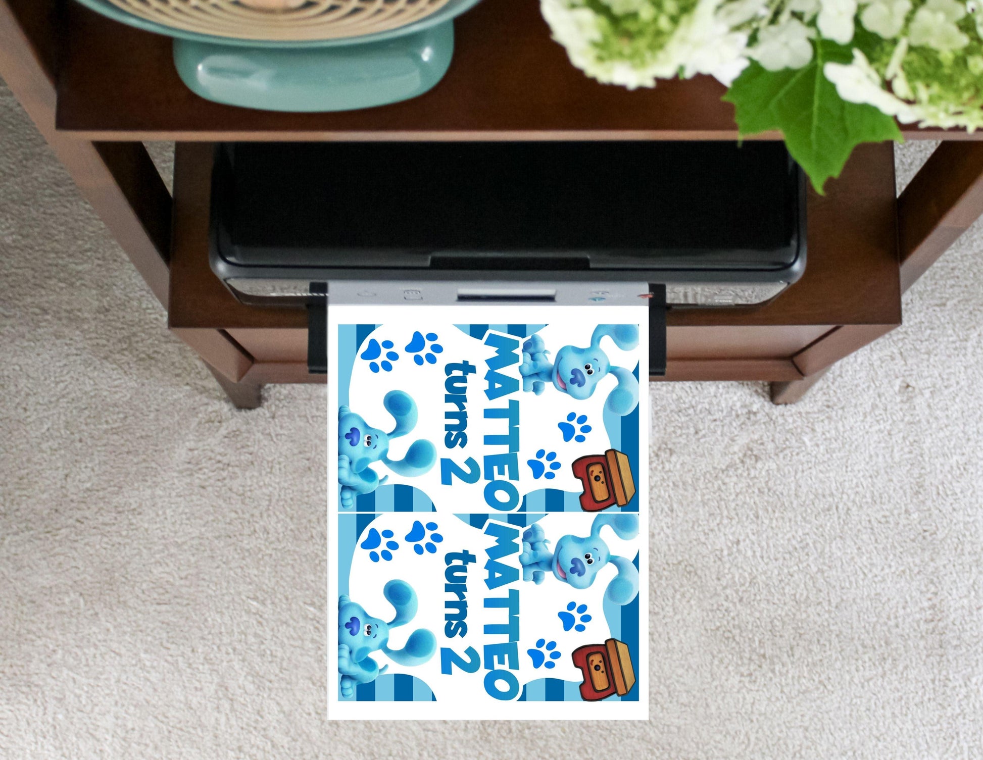 Blues Clues Gift Bag Label - Gift Bag Labels - Mama Life Printables