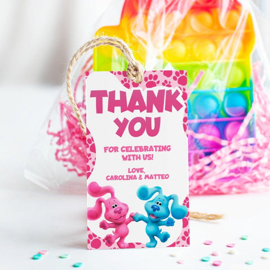 Blues Clues Thank You Tag - Party Favors - Mama Life Printables