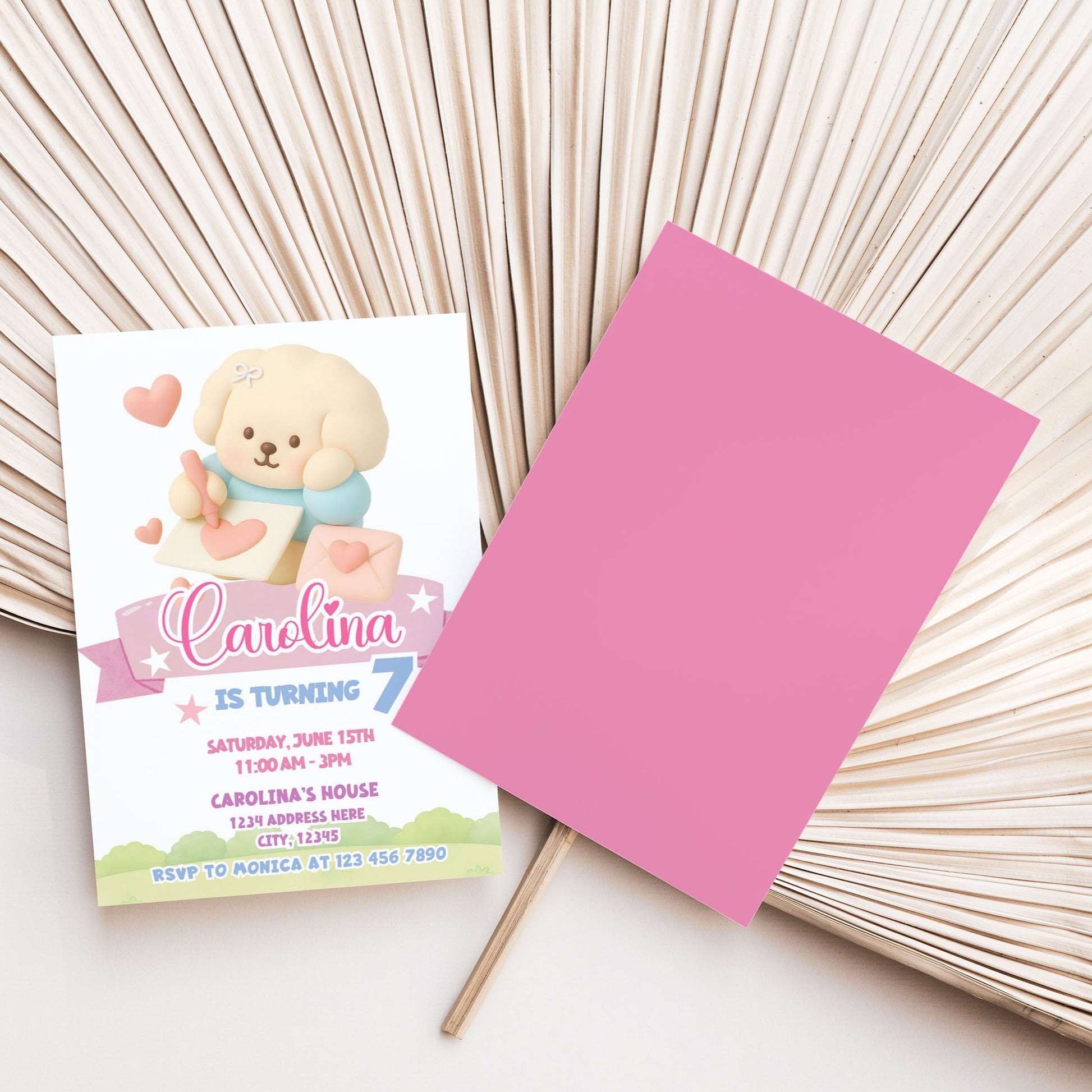 Bobbie Goods birthday invitation