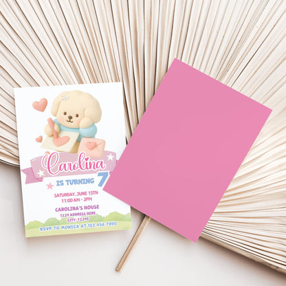 Bobbie Goods birthday invitation