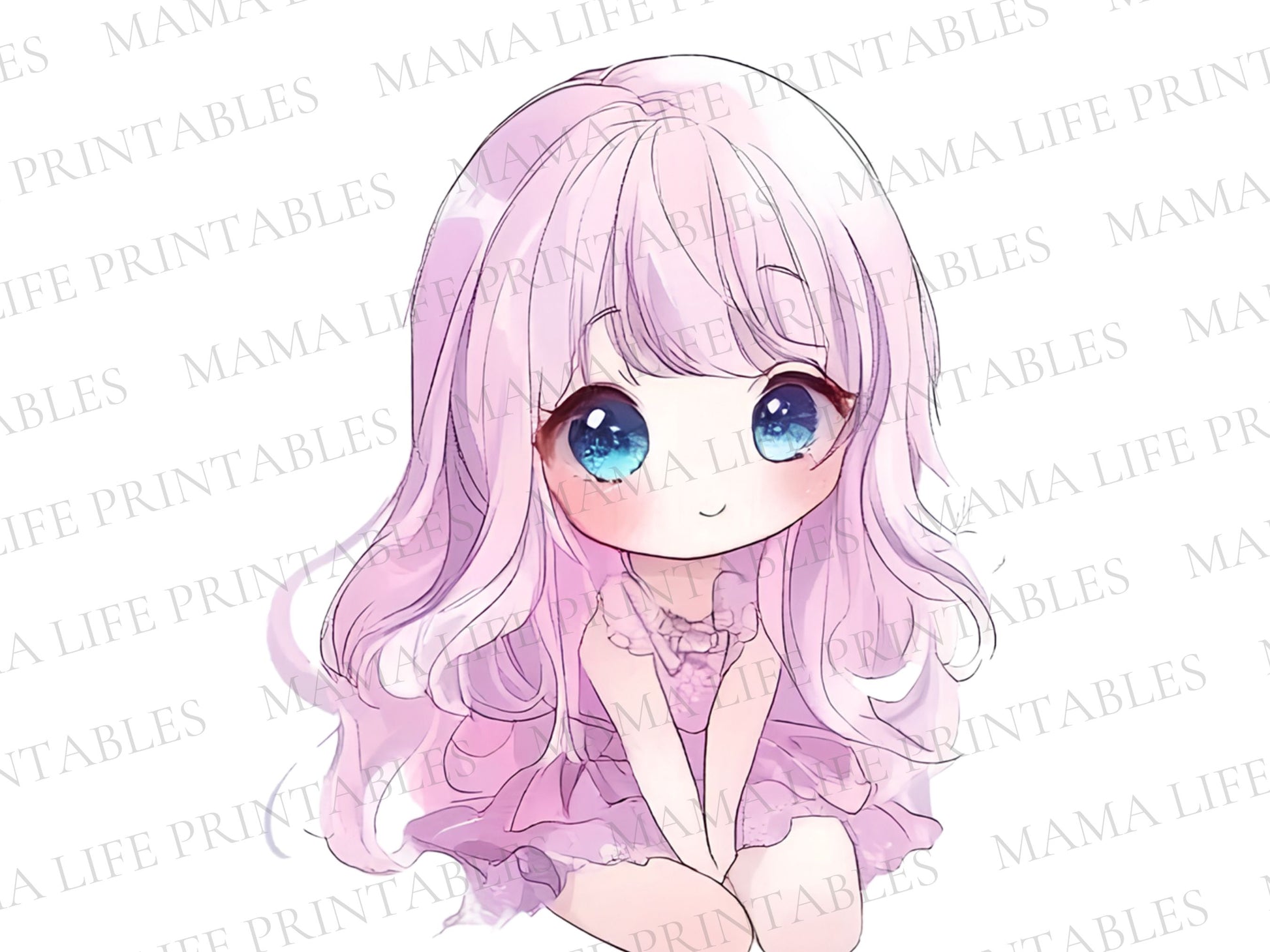 Kawaii Girls PNG Clipart collection