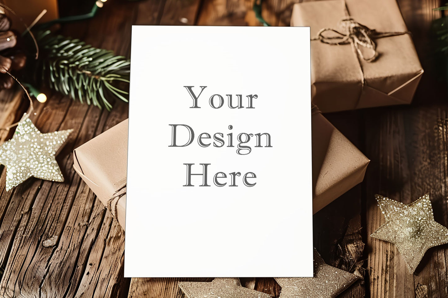 psd invitation mockup