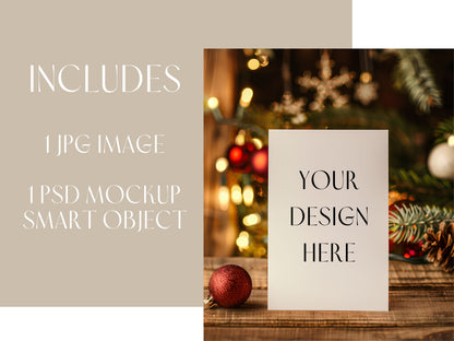 christmas card mockup psd and jpg