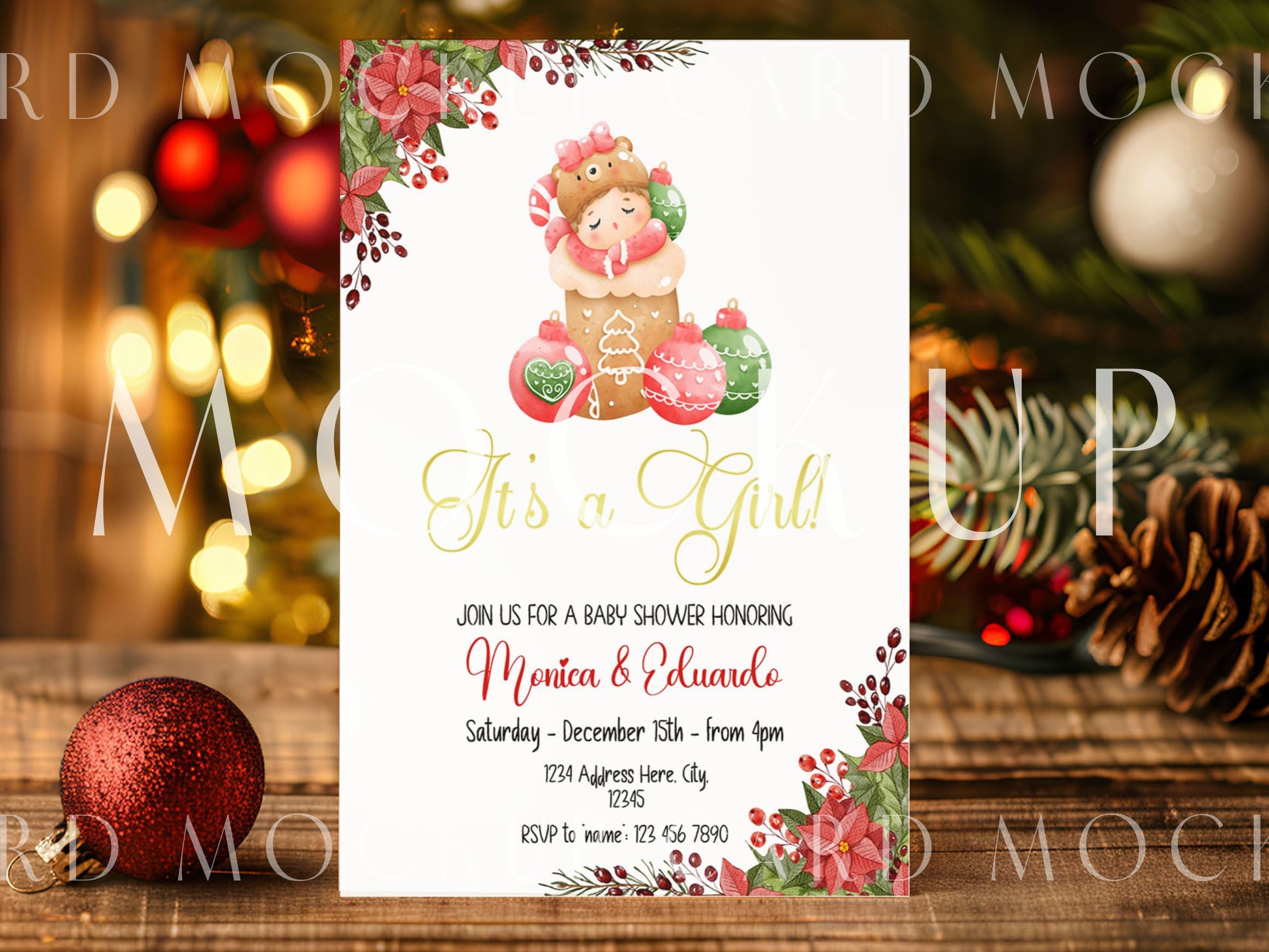 christmas card mockup psd and jpg