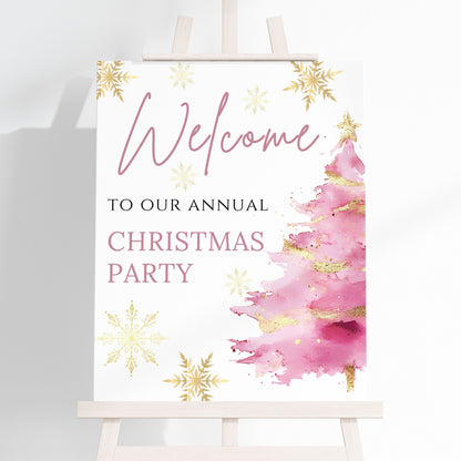 Personalized Christmas party decor