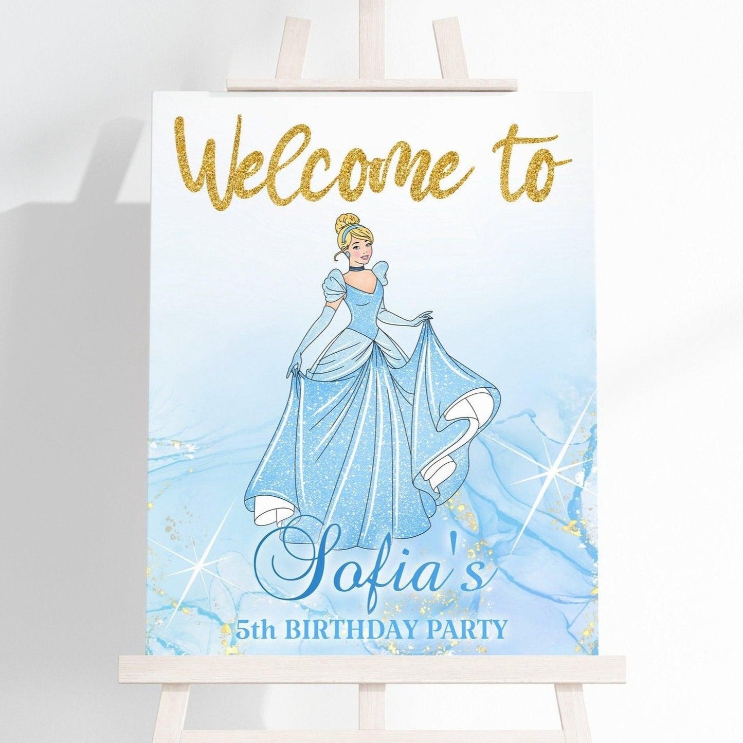 Cinderella Welcome Sign - Welcome Sign - Mama Life Printables
