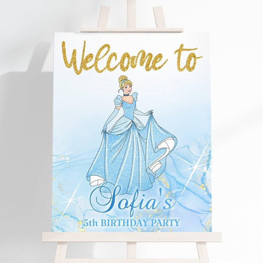 Cinderella Welcome Sign - Welcome Sign - Mama Life Printables