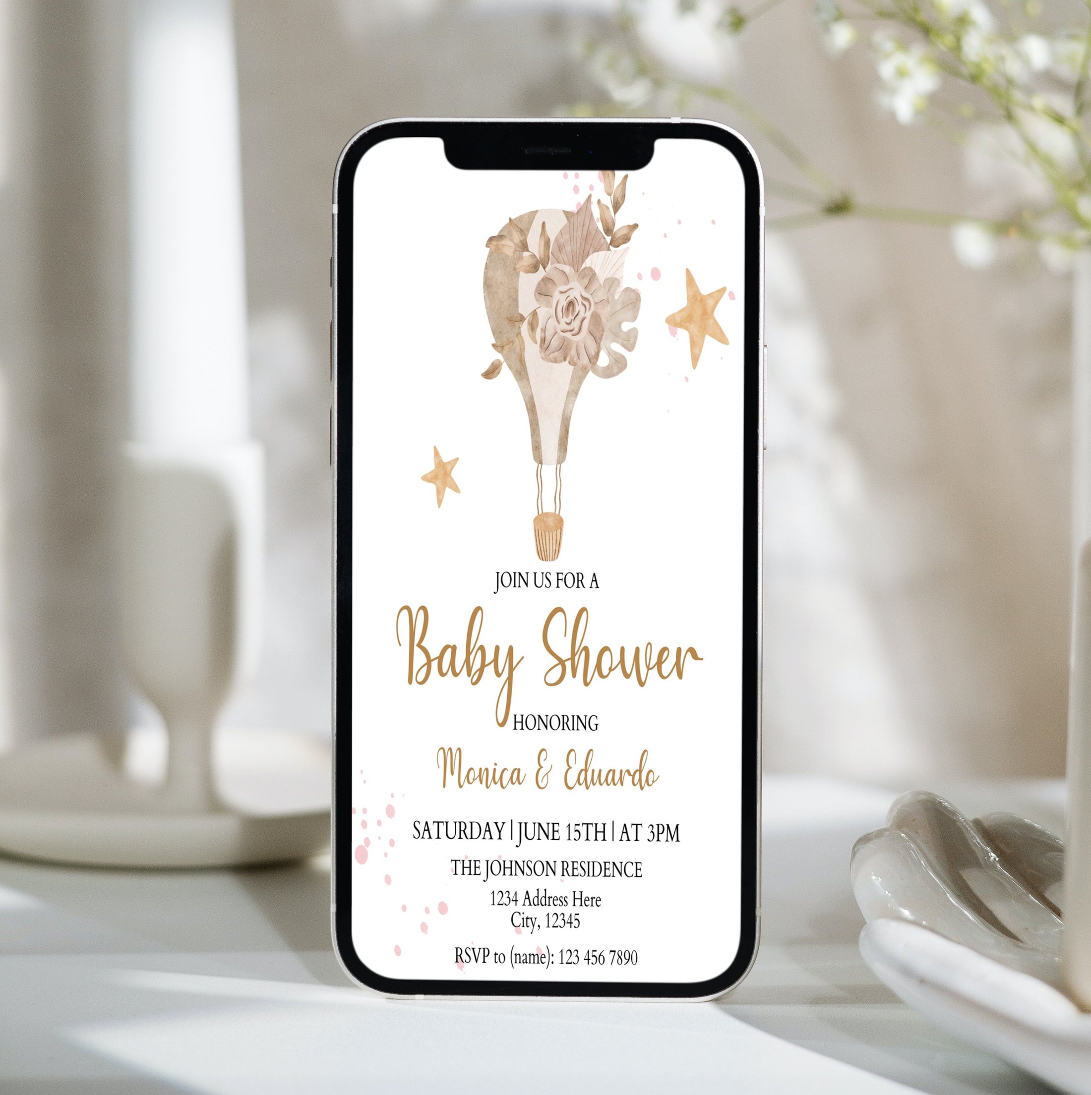Neutral Gender Baby Shower Invitation – Mama Life Printables