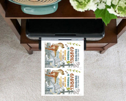 DIGITAL Dinosaur Boy Birthday Invitation - Invitations - Mama Life Printables
