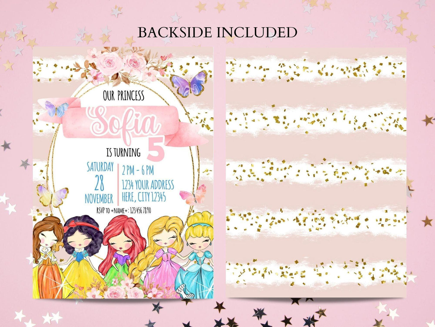 Disney Princess Invitation Template – Mama Life Printables disney-princess-invitation-template-mama-life-printables