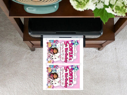 DIGITAL Gabby's Dollhouse Invitation - Invitations - Mama Life Printables
