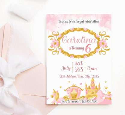 DIGITAL Princess Invitation - Invitations - Mama Life Printables