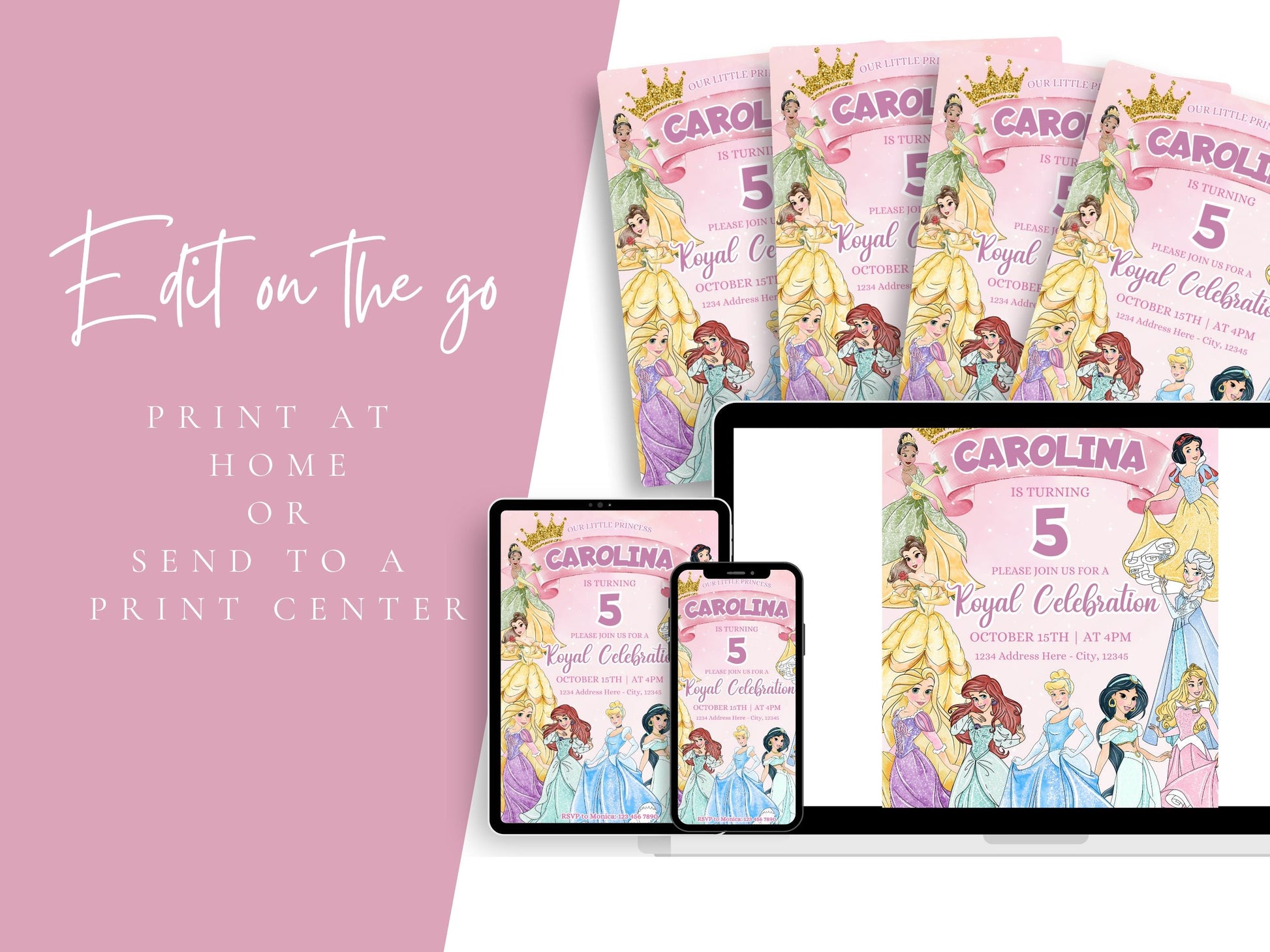 Disney Princess Printable Templates