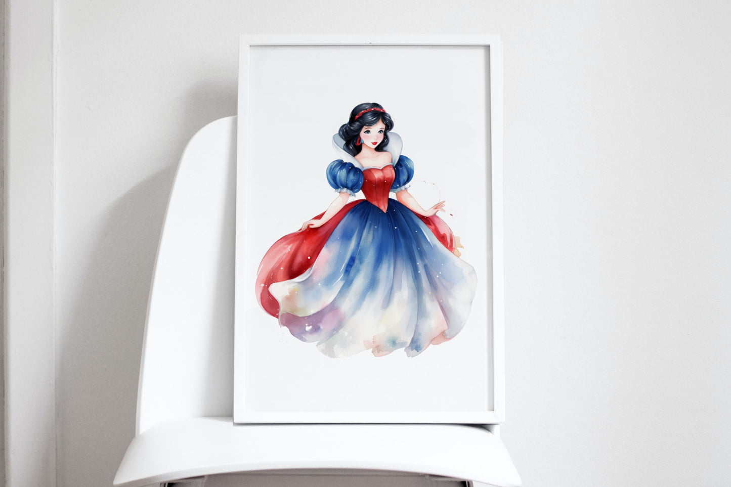 Disney Snow White Watercolor PNG Cliparts - Digital Artwork - Mama Life Printables