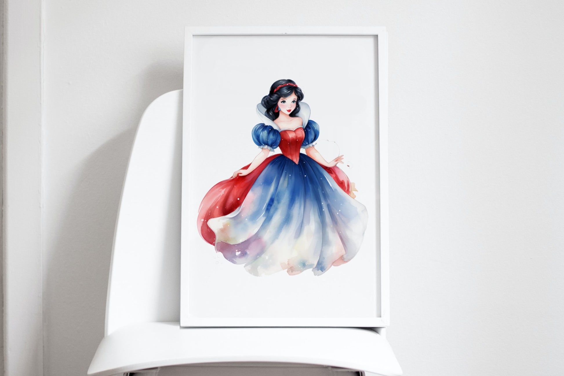 Disney Snow White Watercolor PNG Cliparts - Digital Artwork - Mama Life Printables
