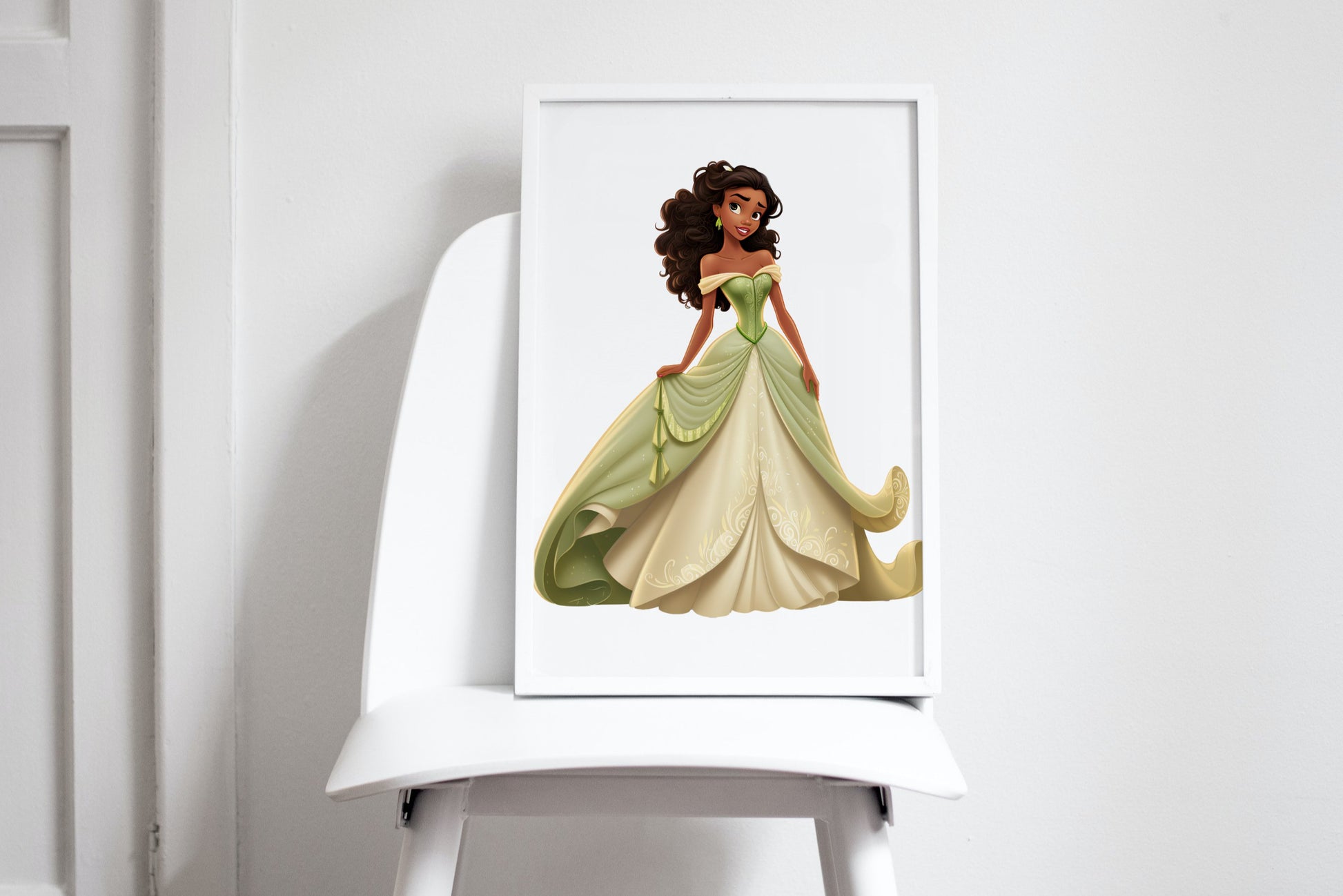 Disney Tiana Watercolor PNG Cliparts - Digital Artwork - Mama Life Printables