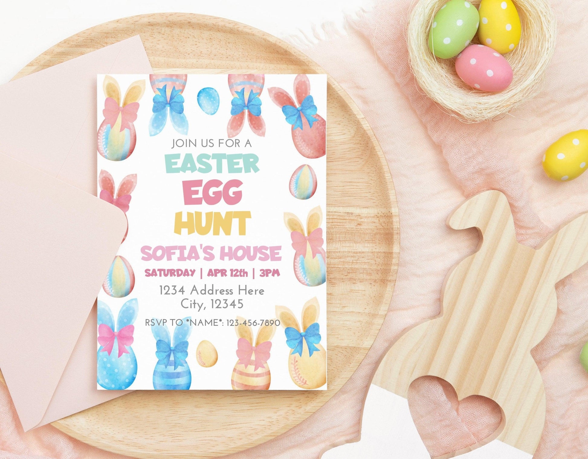 Easter Egg Hunt Invitation - Invitations - Mama Life Printables