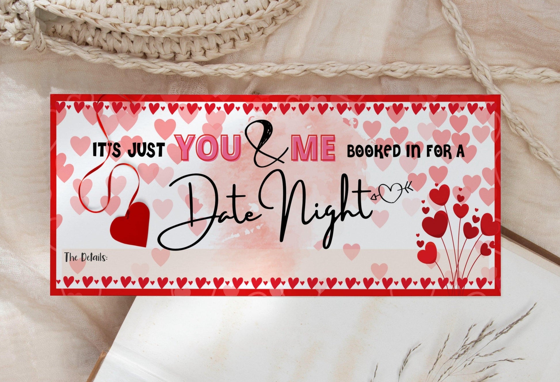 Editable Date Night Invitation - Invitations - Mama Life Printables