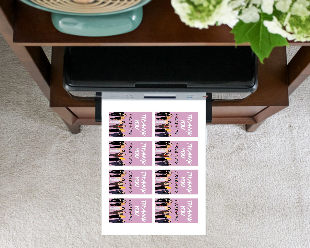 Friends TV Show Favor Tags – Mama Life Printables