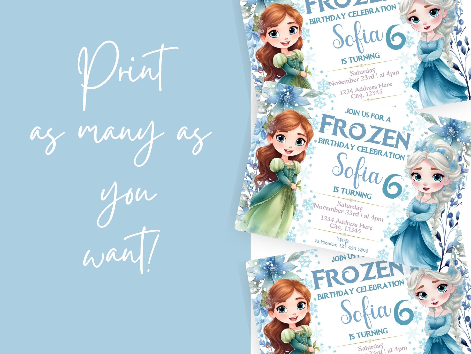 frozen-birthday-invitation-template-mama-life-printables for Free Printable Frozen Birthday Cards Frozen Birthday Invitation Template – Mama Life Printables for Free Printable Frozen Birthday Cards