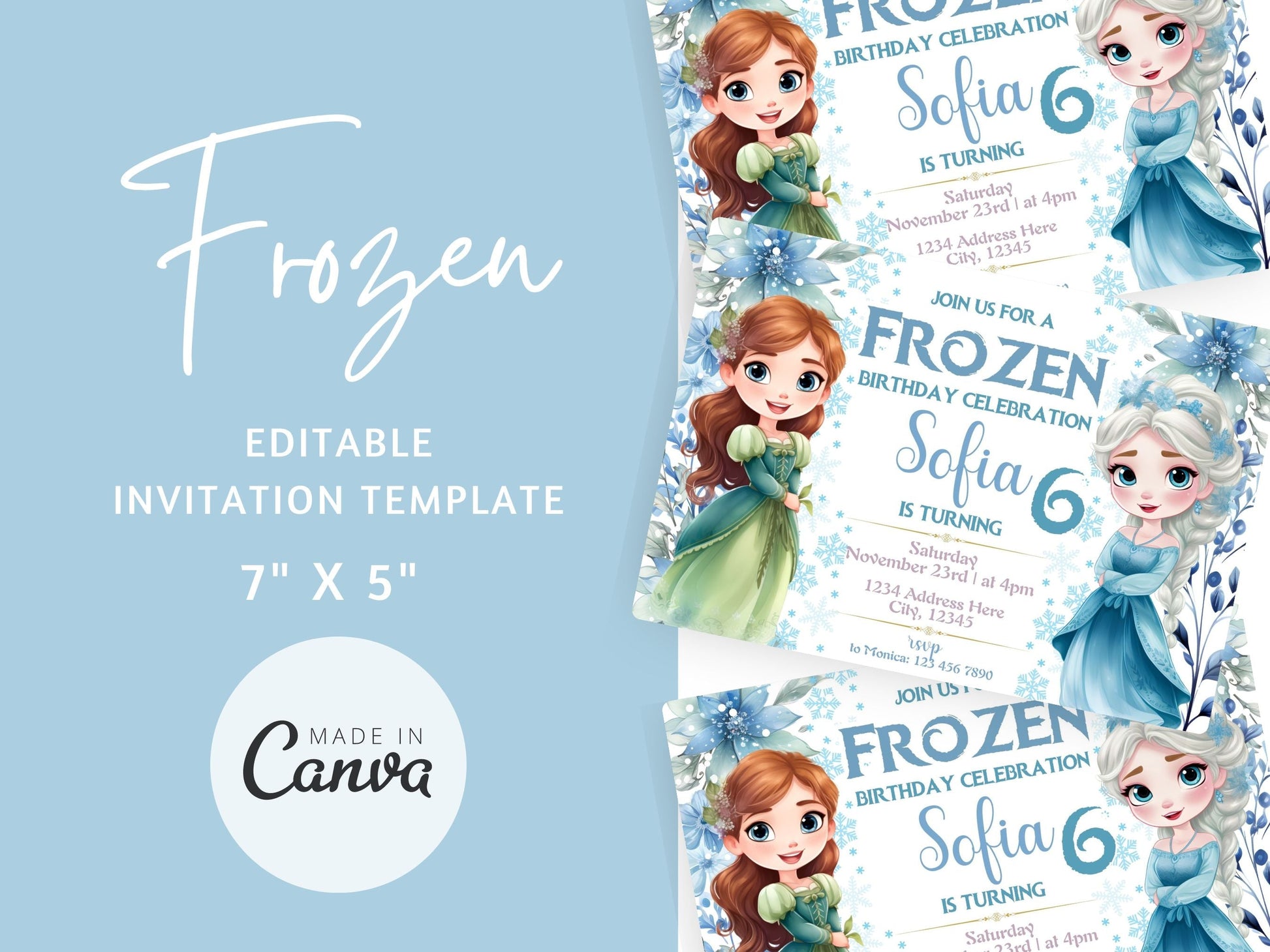 Frozen Birthday Invitation Template – Mama Life Printables frozen-birthday-invitation-template-mama-life-printables