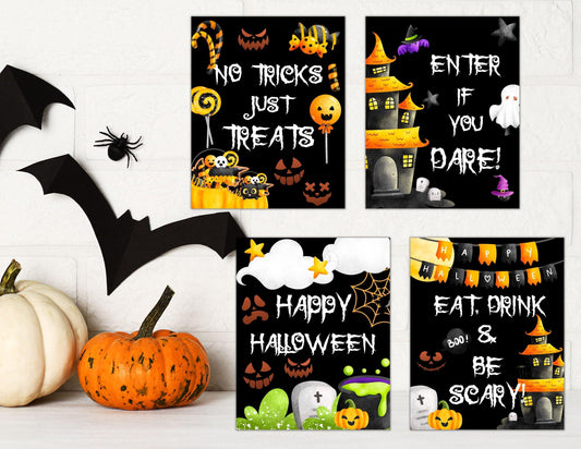 Halloween Party Signs - Party Signs - Mama Life Printables