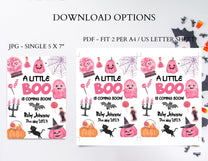 Halloween Baby Announcement – Mama Life Printables