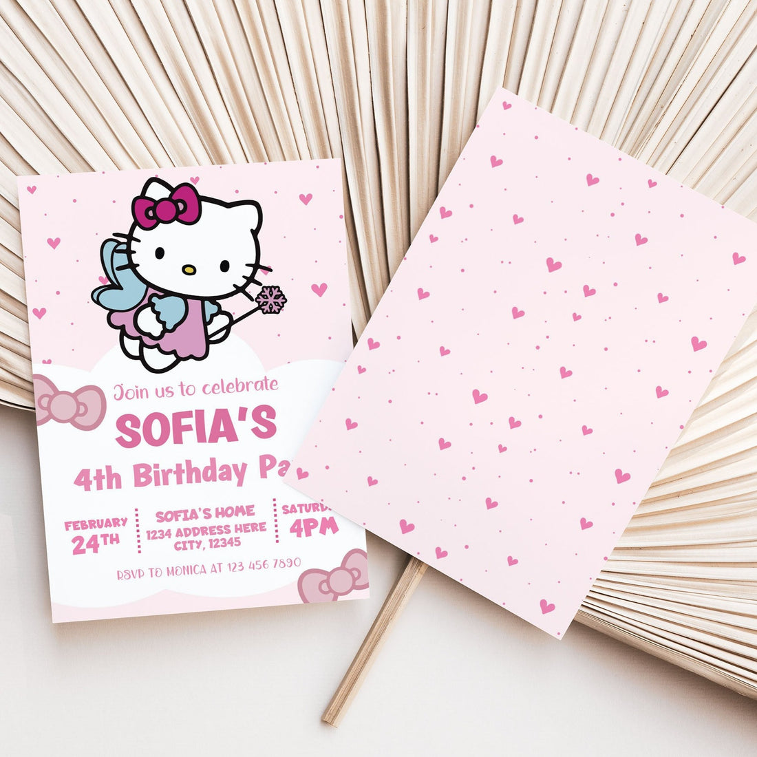 Hello Kitty Editable Birthday Card – Mama Life Printables