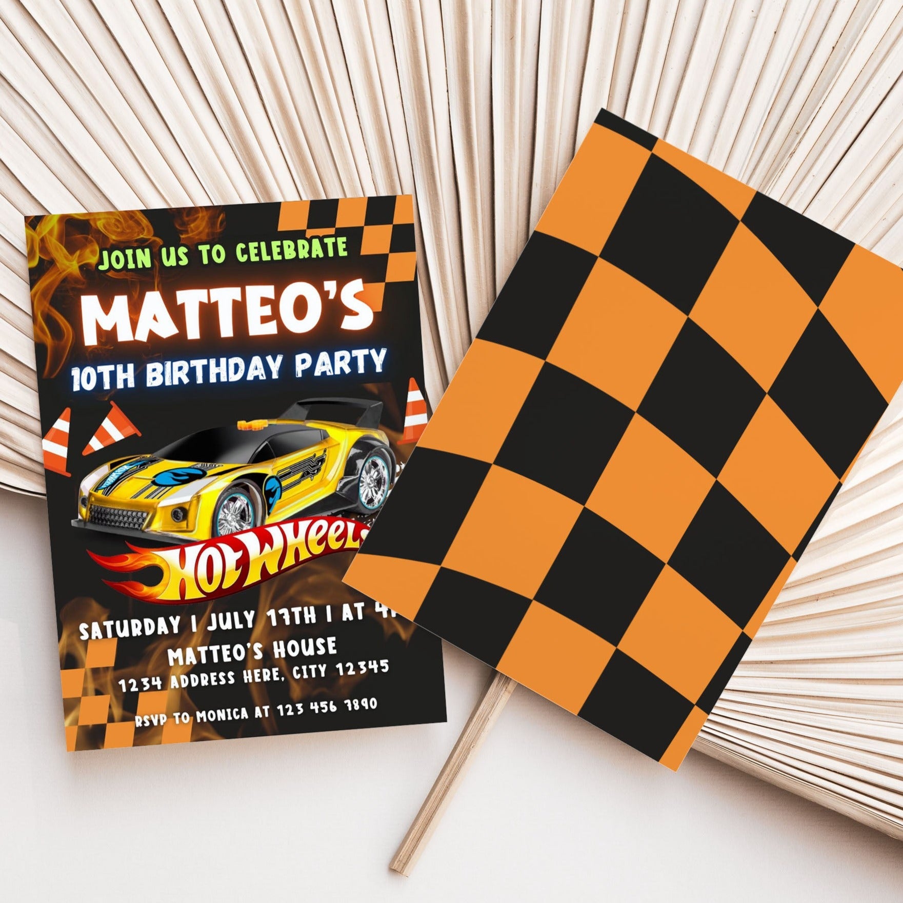 Hot Wheels Birthday Invitation Mama Life Printables