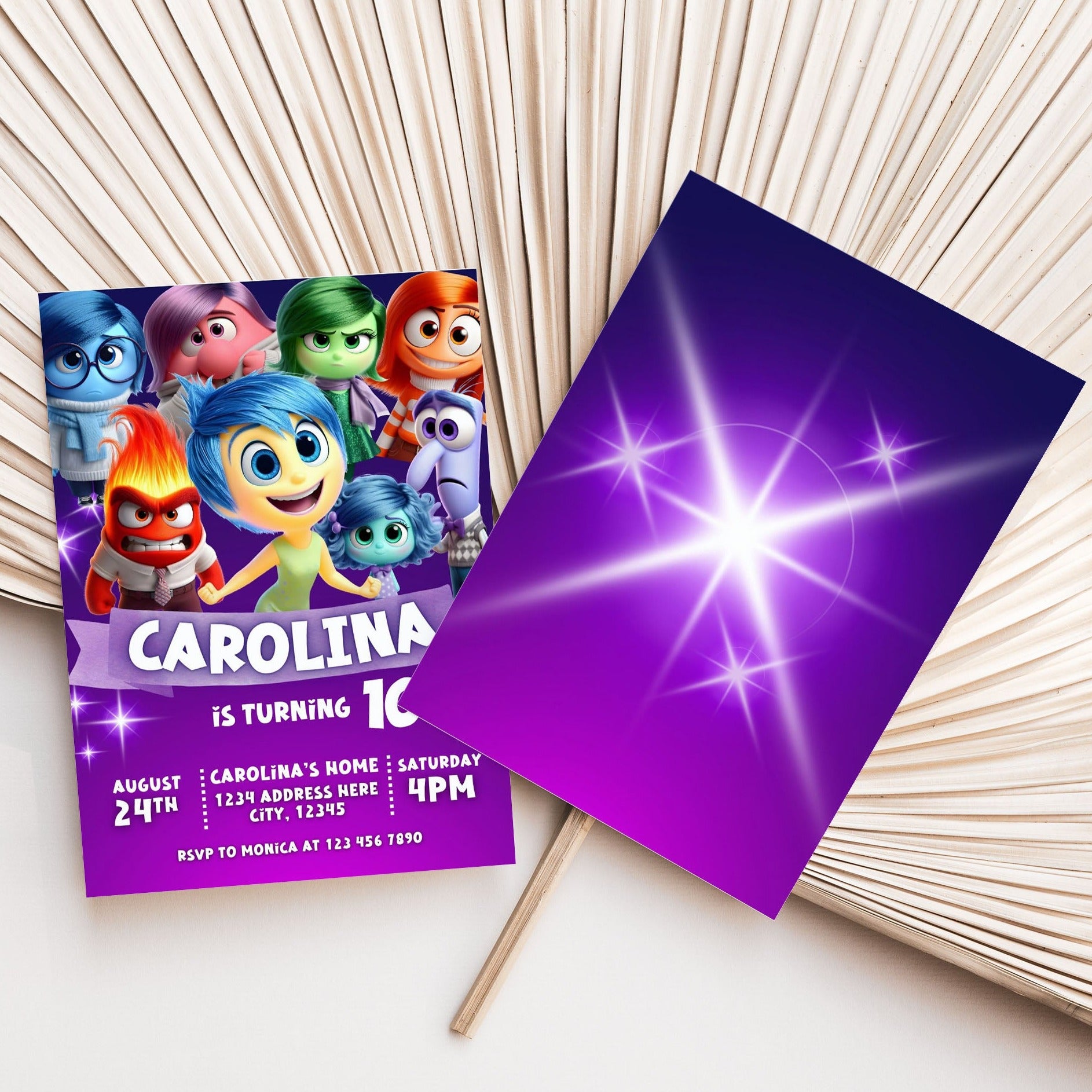 inside out birthday invitation template