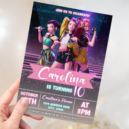 Kpop demon hunters invite