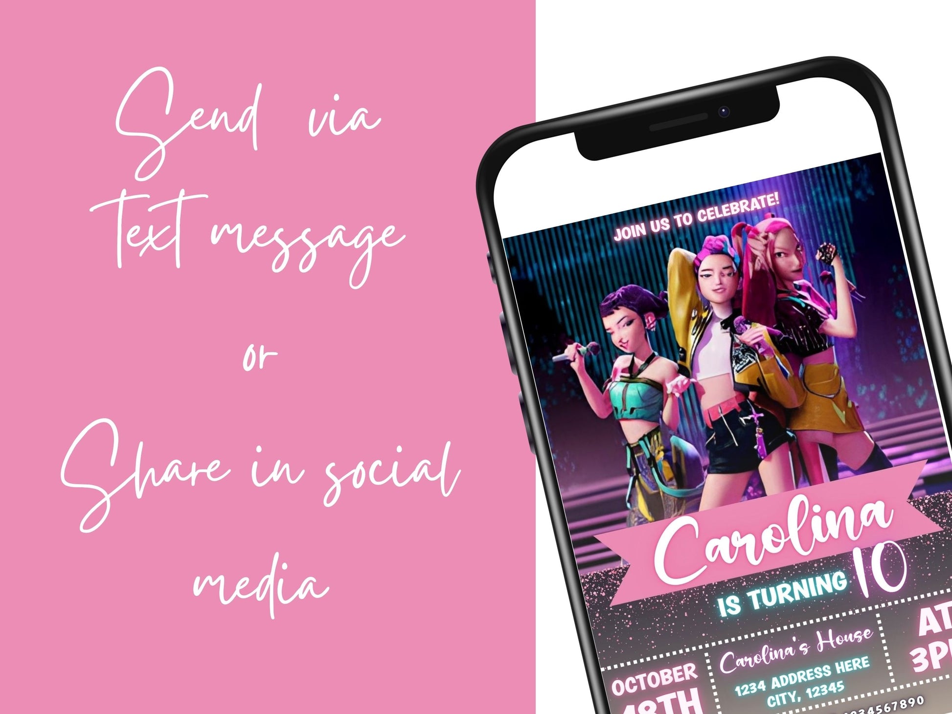 Kpop demon hunters invite