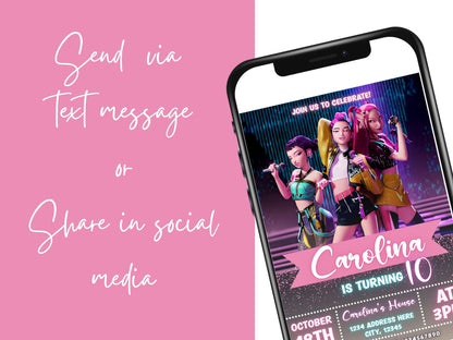 Kpop demon hunters invite