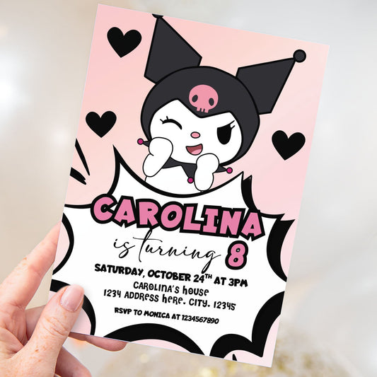 kuromi digital invitation