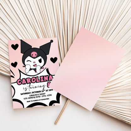 kuromi digital invitation