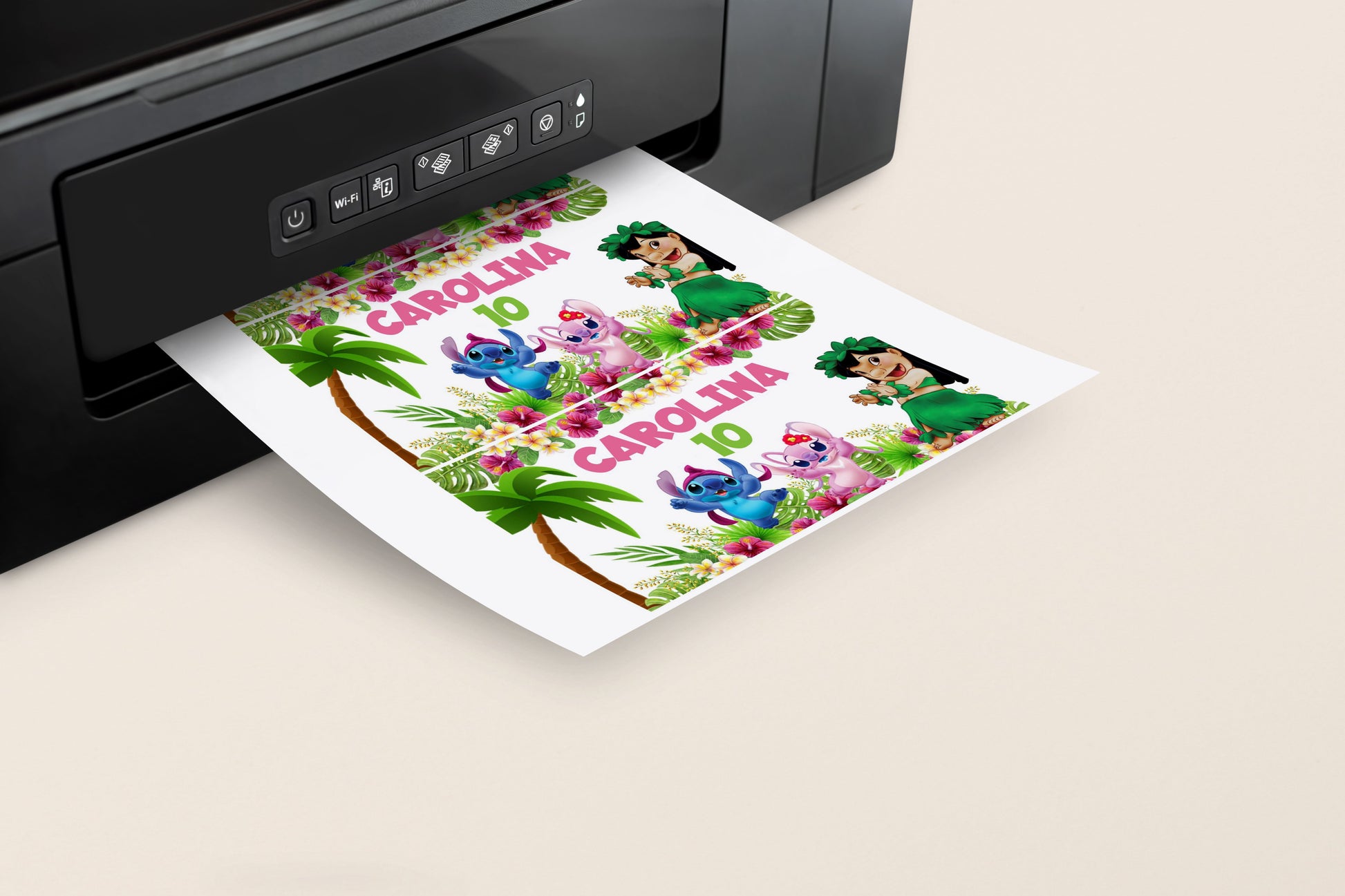 Lilo & Stitch Favor Box Label - Gable Box Label - Mama Life Printables