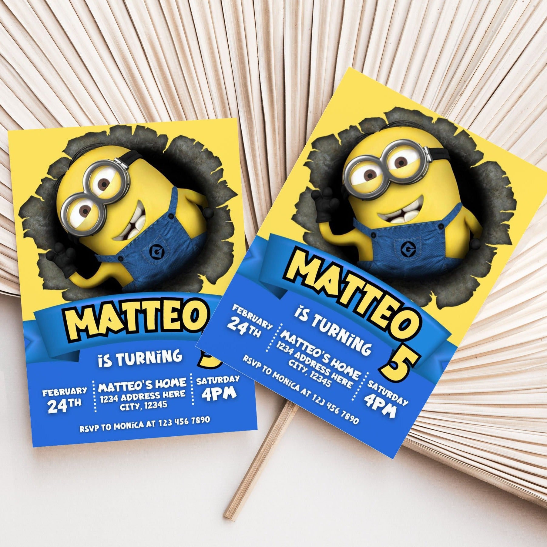 Minions Birthday Invitation Template Mama Life Printables